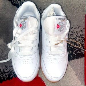 Reebok Boys Classic Leather Sneakers 1Y